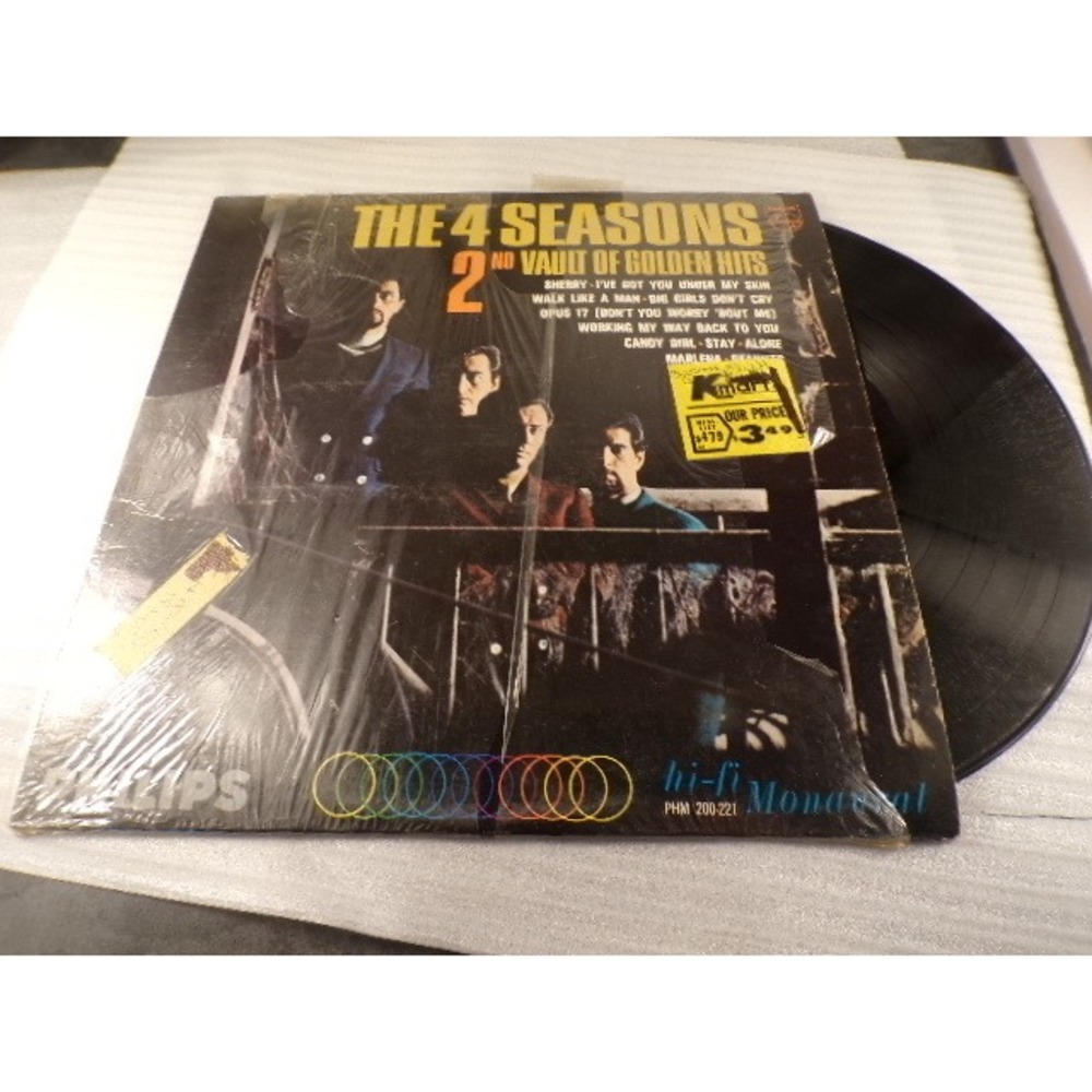 The 4 Seasons 2nd Vault of Golden Hits Vinyl LP Philips PHM 200-221 Mono 1966